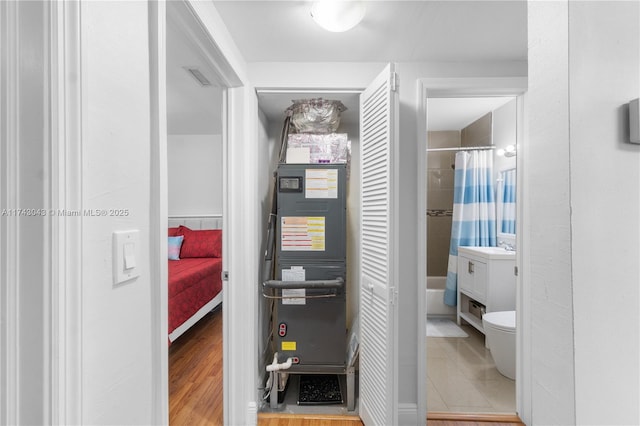 utility room featuring visible vents