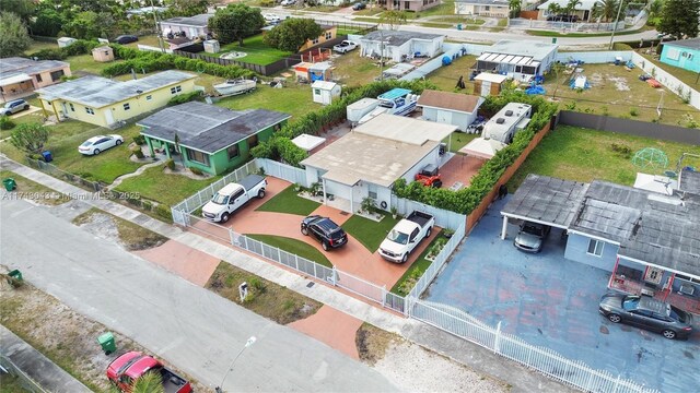 drone / aerial view featuring a residential view