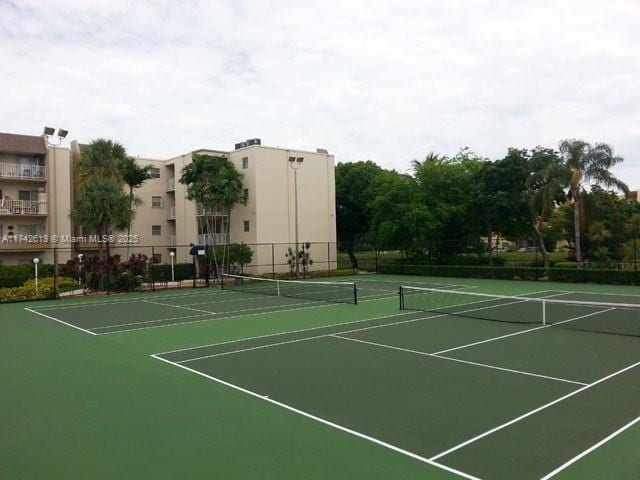 view of tennis court