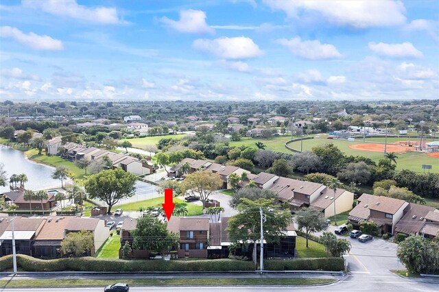 4149 S Pine Island Rd, Davie, FL 33328 - bird's eye view featuring a residential view and a water view