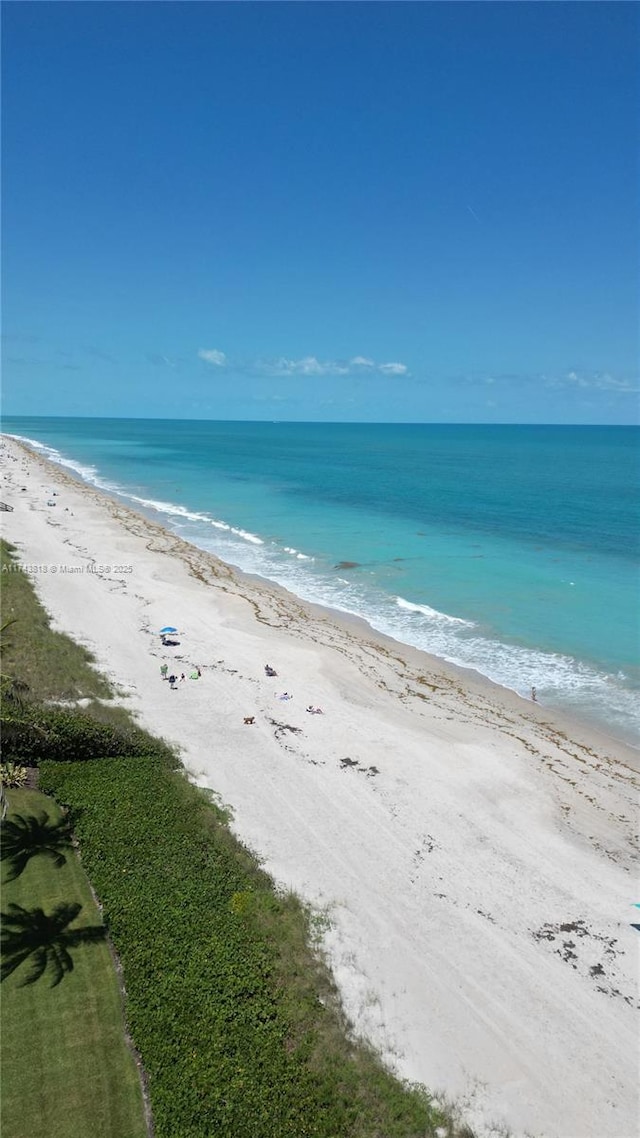 water view with a beach view