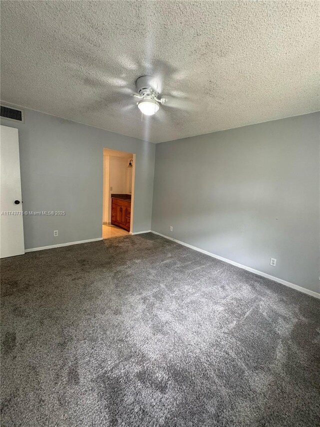 5155 E Sabal Palm Blvd Unit 204, Tamarac, FL 33319 - empty room featuring carpet floors, a ceiling fan, visible vents, and baseboards