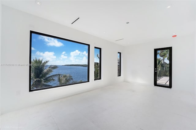 650 Lugo Ave, Coral Gables, FL 33156 - empty room featuring a water view