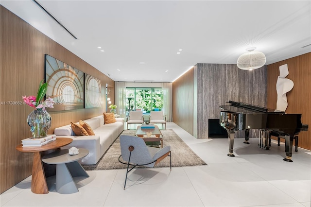 2415 San Domingo St, Coral Gables, FL 33134 - living area with wood walls