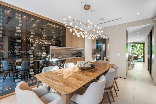 2415 San Domingo St, Coral Gables, FL 33134 - dining room featuring light tile patterned floors