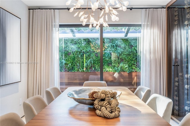 2415 San Domingo St, Coral Gables, FL 33134 - dining room with a chandelier