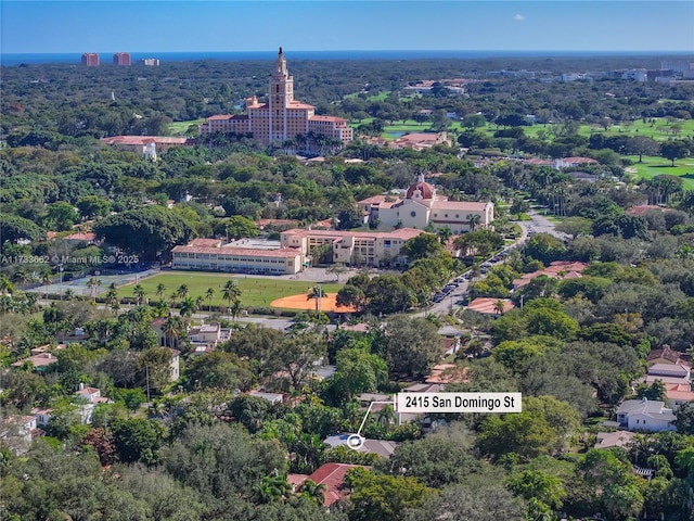 2415 San Domingo St, Coral Gables, FL 33134 - birds eye view of property with a view of trees