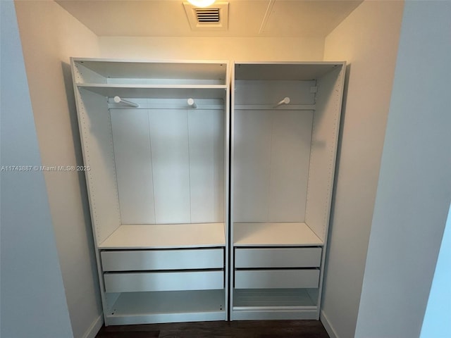 view of closet