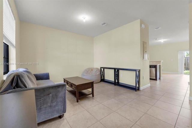 407 SE 32nd Ter, Homestead, FL 33033 - living area with light tile patterned flooring