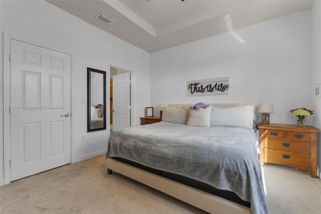 407 SE 32nd Ter, Homestead, FL 33033 - carpeted bedroom featuring a tray ceiling