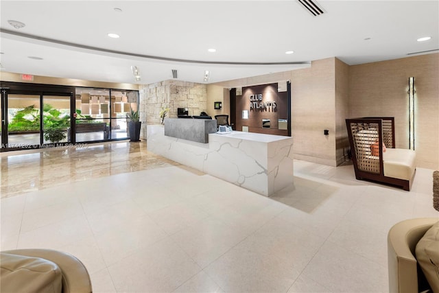 2555 Collins Ave Unit 403, Miami Beach, FL 33140 - reception with recessed lighting