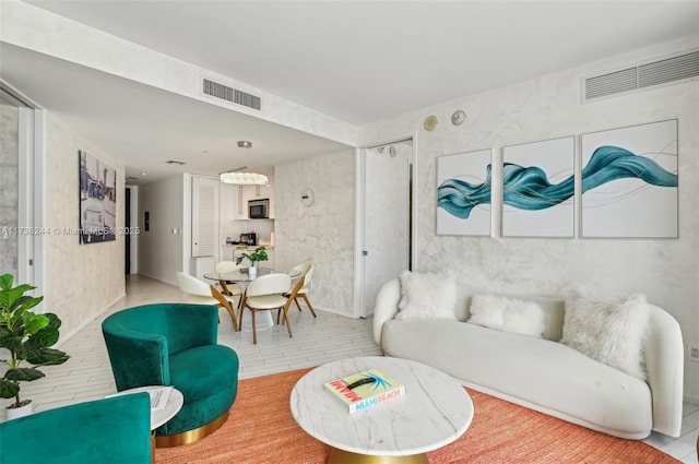 2201 Collins Ave Unit 811, Miami Beach, FL 33139 - living room with tile patterned floors