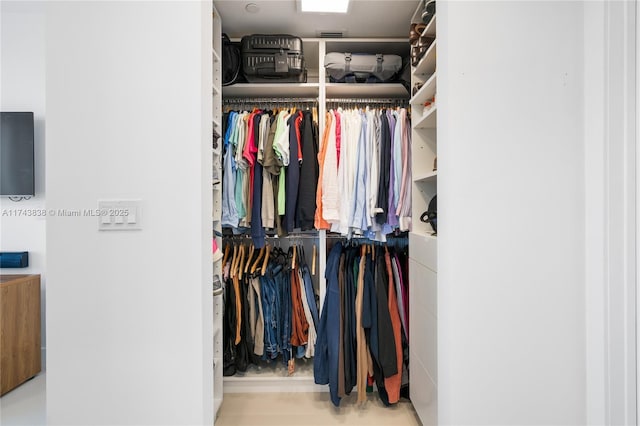 view of spacious closet