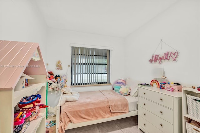 view of tiled bedroom