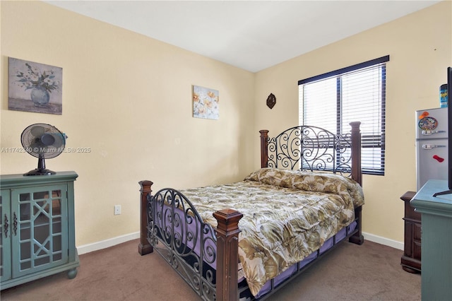 bedroom with carpet floors