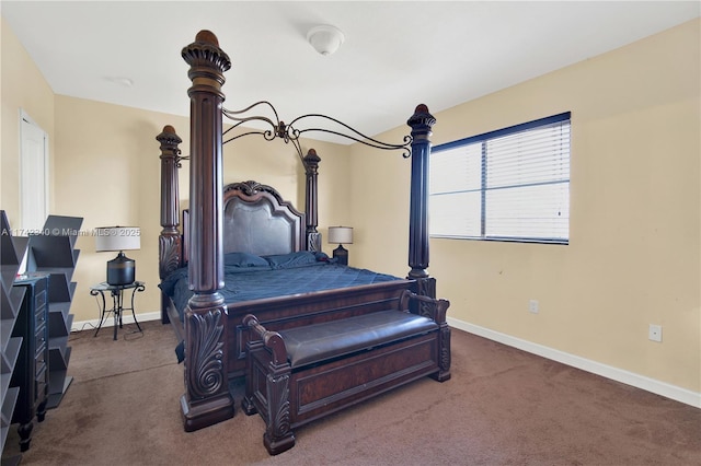 bedroom featuring carpet flooring