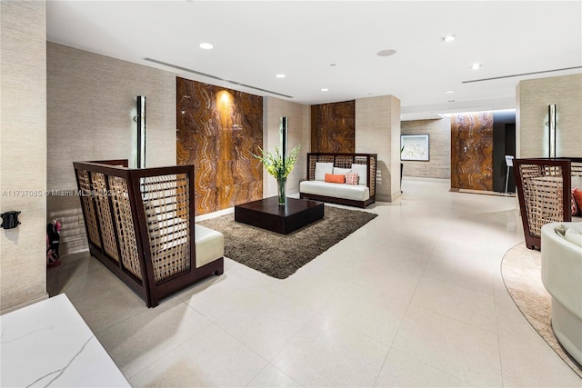 2555 Collins Ave Unit 607, Miami Beach, FL 33140 - building lobby with recessed lighting