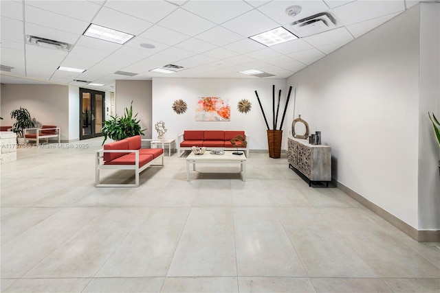 2555 Collins Ave Unit 607, Miami Beach, FL 33140 - common area featuring a paneled ceiling