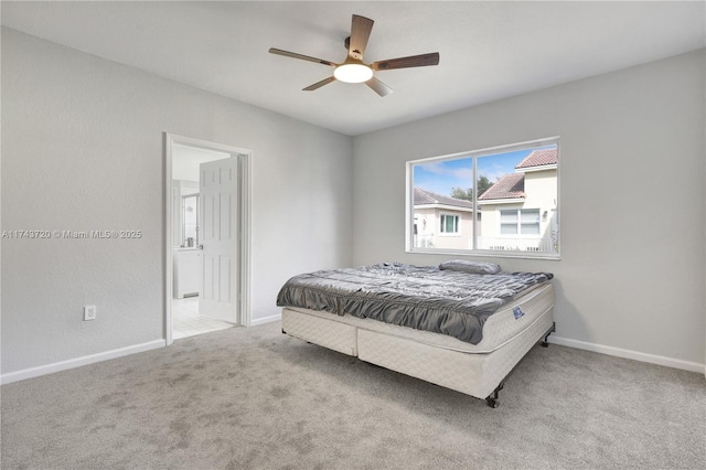 7459 NW 17th Dr, Pembroke Pines, FL 33024 - carpeted bedroom featuring baseboards and ceiling fan