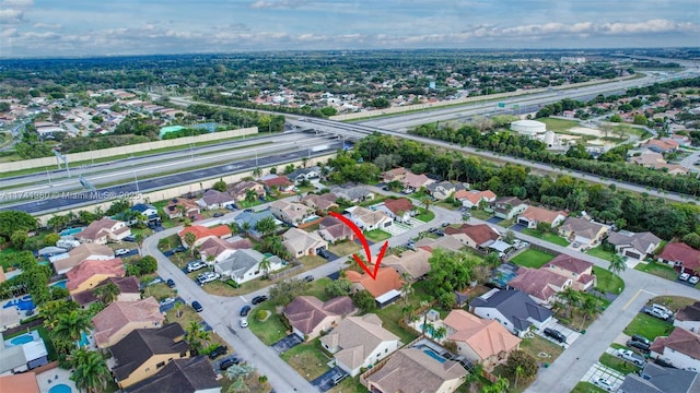 5911 Epsom Ln, Davie, FL 33331 - view of property location with nearby suburban area