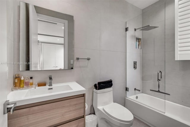 285 W Mashta Dr, Key Biscayne, FL 33149 - bathroom with vanity, toilet, and  shower combination