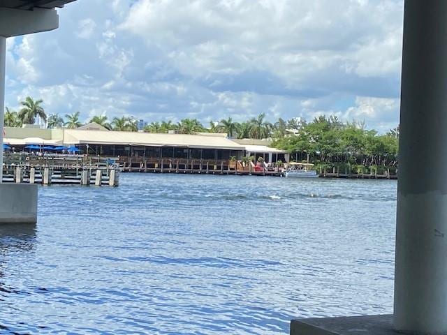 view of water feature