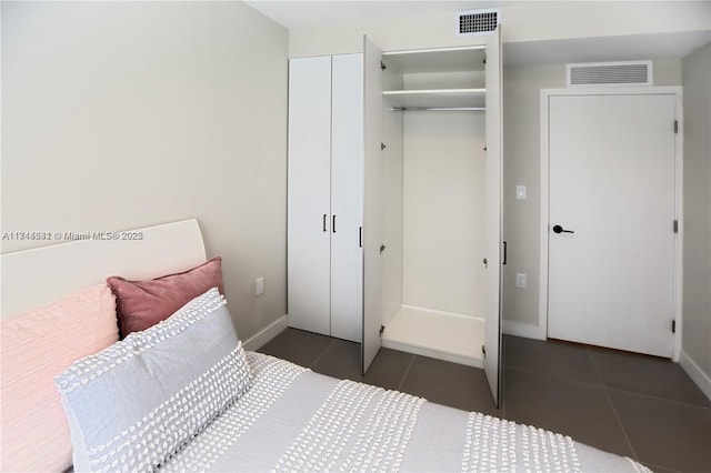 view of tiled bedroom