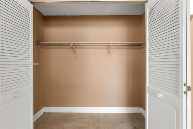 view of closet