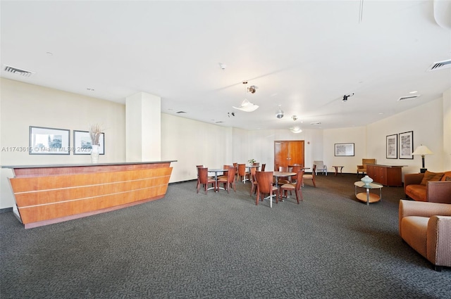 reception area with visible vents