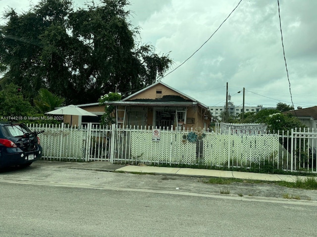 view of bungalow-style home