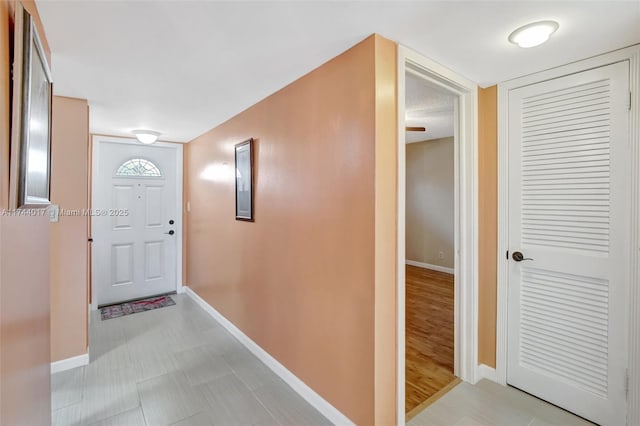 interior space with baseboards