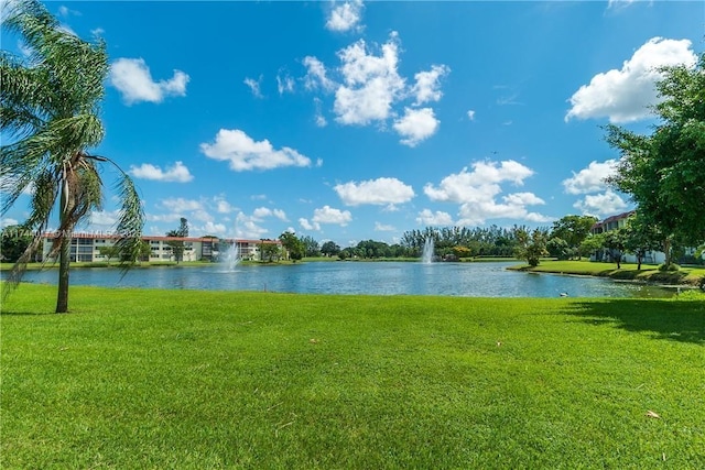 view of water feature