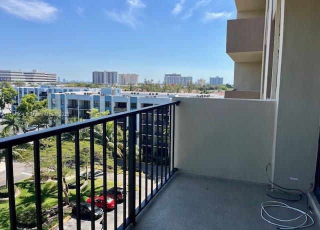 1470 NE 123rd St Unit A707, North Miami, FL 33161 - balcony featuring a city view