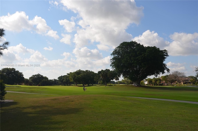 surrounding community with a lawn