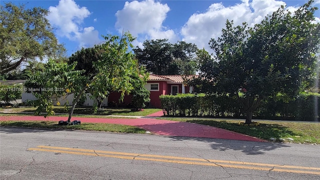 view of front of home