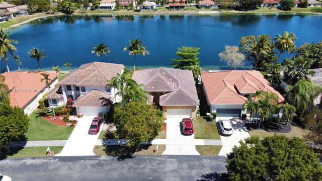 575 SE 29th Dr, Homestead, FL 33033 - drone / aerial view featuring a water view and a residential view