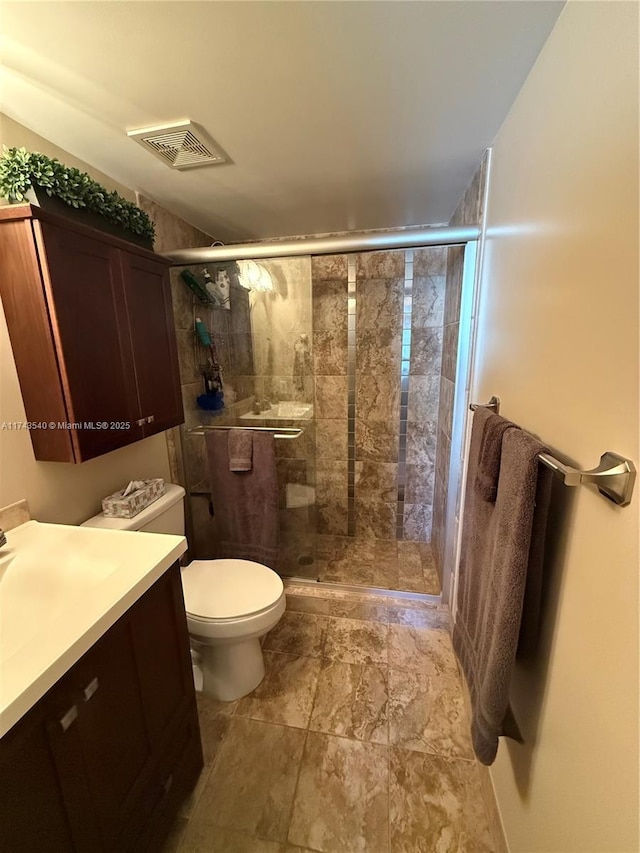 609 Waterside Dr Unit 609, Hypoluxo, FL 33462 - bathroom with vanity and a shower stall
