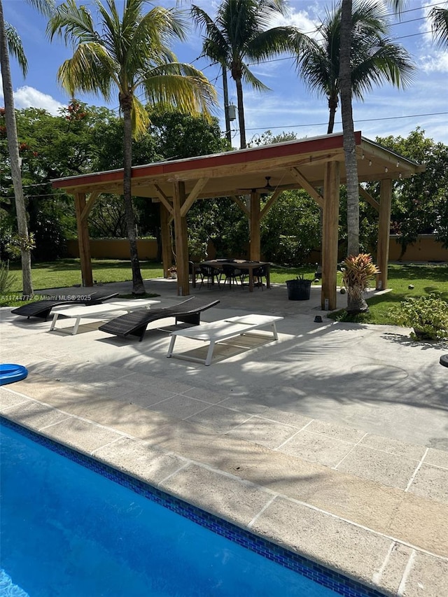 view of home's community featuring a patio area