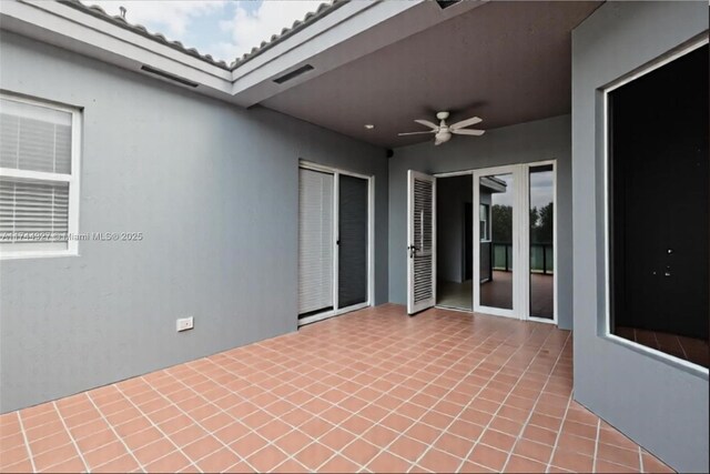 2120 SE 17th Ave, Homestead, FL 33035 - view of patio / terrace featuring ceiling fan