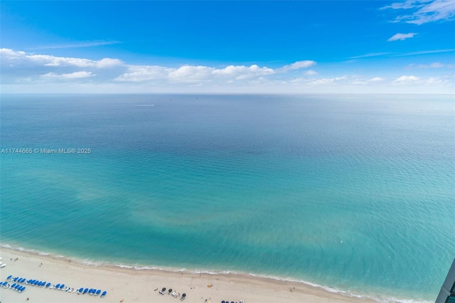 water view with a beach view