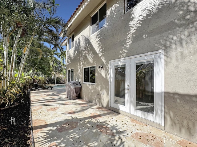 exterior space with a patio area