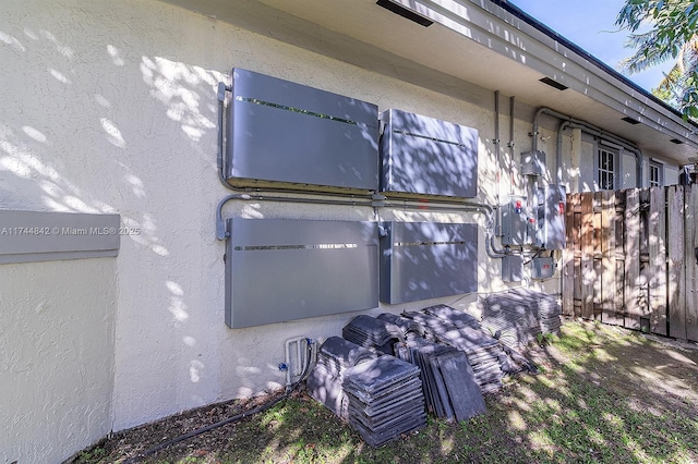 view of property exterior with stucco siding