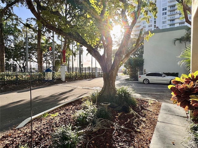 view of street featuring sidewalks