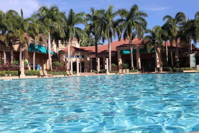 view of community pool