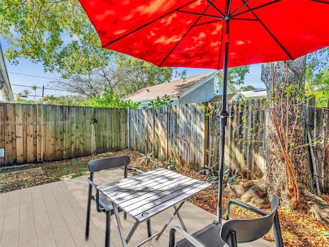 view of patio