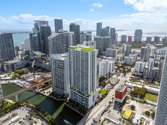 city view featuring a water view