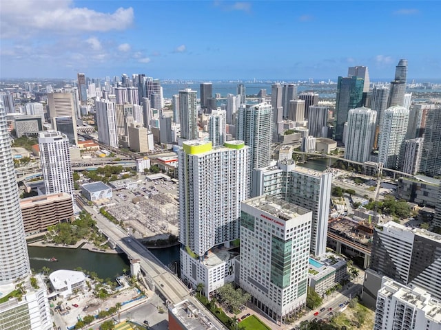 city view with a water view