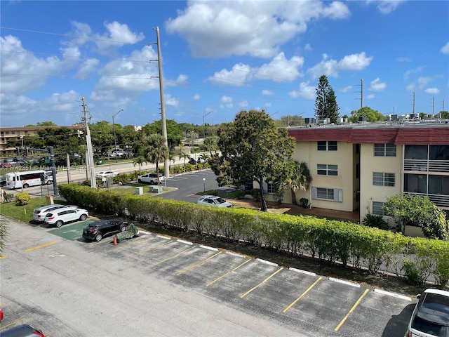 view of car parking