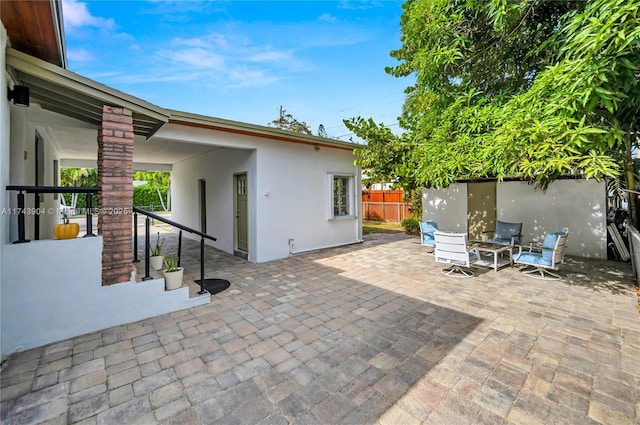 view of patio