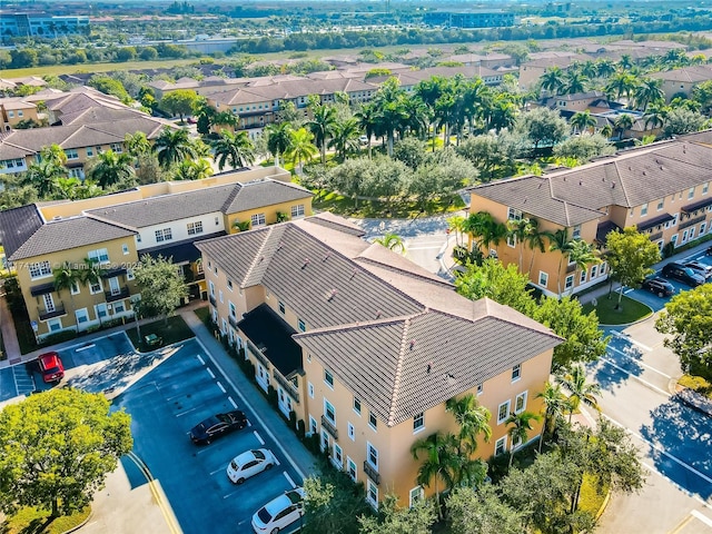 bird's eye view featuring a residential view